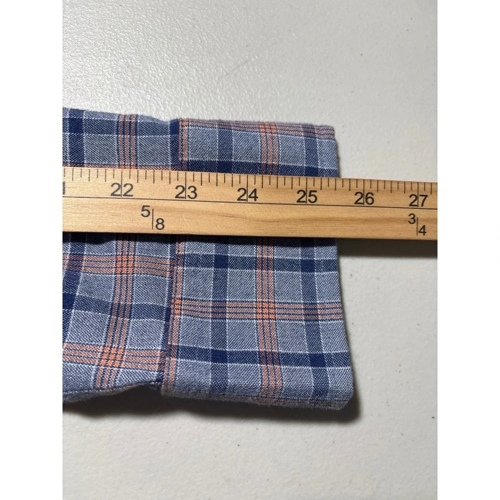 UNTUCKit Bernardo Plaid Long Sleeve Button Down Shirt Men Size XL Casual Western